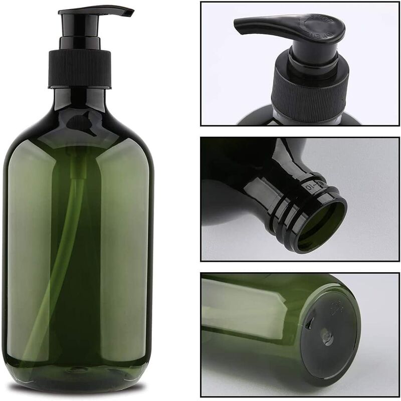 3 pcs 5Ooml Pump Bottles, Shampoo Bottle, Refillable Liquid Dispensers Dispenser Bottle, Empty Refillable Pump - Image 2