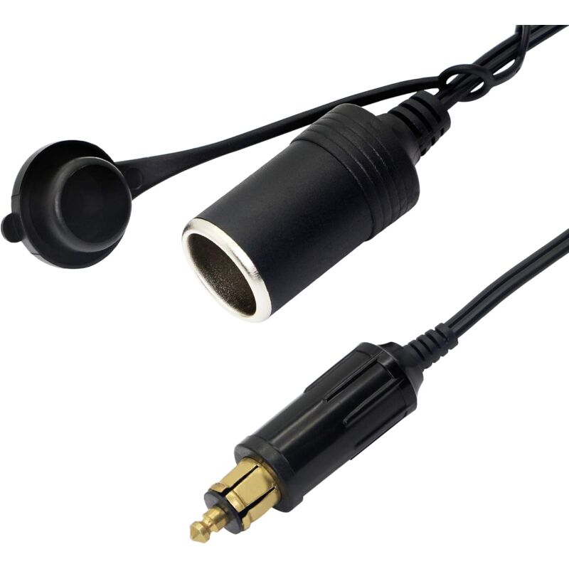 Din Hella Powerlet Plug For Cigarette Lighter 18Awg European Male Din Socket Cigarette Lighter Plug Adapter Socket - Image 1