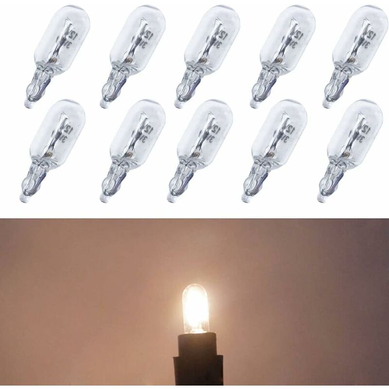 10 pcs T6.5 Car DAshboard Light 3W Indicator Light 12V Side Lights Car Accessories - Image 1