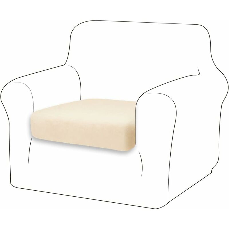 Velvet Cushion Cover Sofa Cushion Furniture Protector Cover Sofa Seat Cover For Couch Velvet Cushion Cover 1 Seater For - Image 1