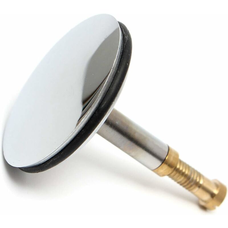 Universal Bathtub Plug Ø 43 Mm, Brass Drain Plug With Chrome-Plated Surface, Rustproof, For Regular Bathtub Drainage, - Image 1