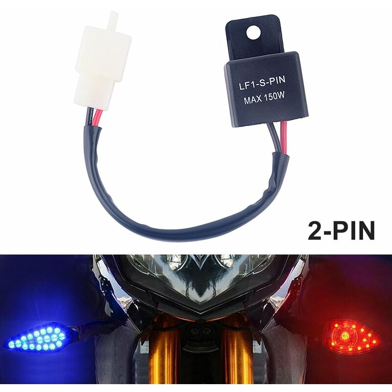 2 Pin 12V LED Flasher Relay For Car And Motorcycle - Image 4