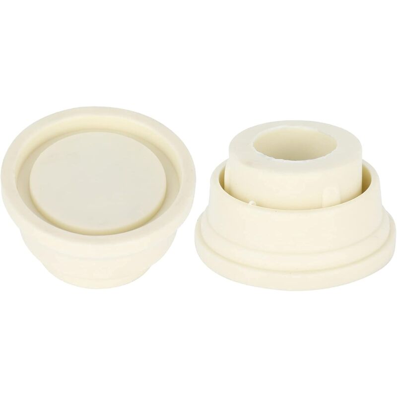Rubber Pool Ladder Bumpers, Set Of Two White Ladder Bumpers For Pool Ladders… - Image 1
