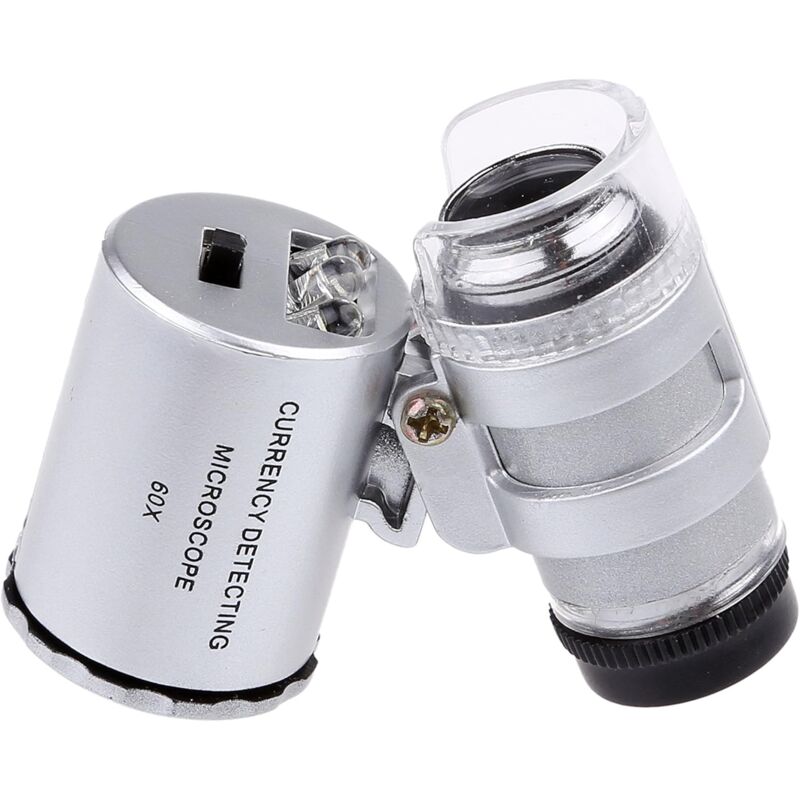 60X Mini LED Uv Illuminated Jeweler Loupe - Image 1