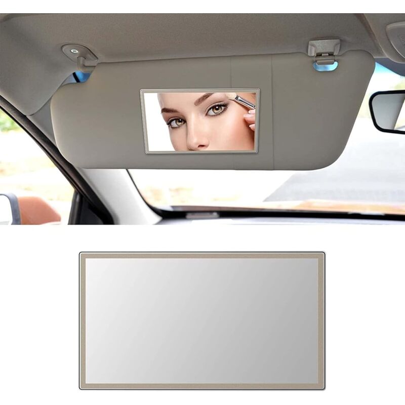 Car Sun Visor Mirror, Car Sun Visor Mirror, Car Vanity Mirror, Car Vanity Mirror, Car Makeup Mirror, Small, 110 X 65 Mm - Image 1