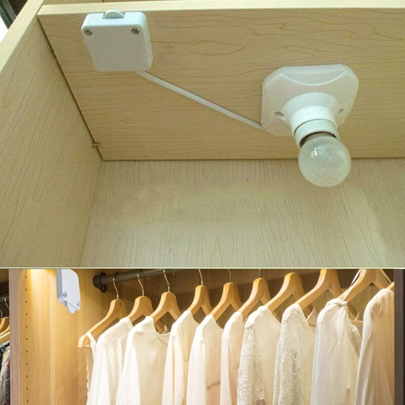 2 Piece Door Cabinet Switch Automatic Light Switch For Closets, White - Image 3