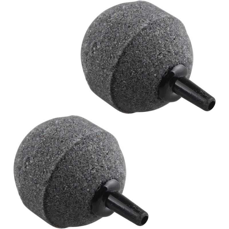 2 pcs 30Mm Fish Tank Ball Bubble Air Stones Diffuser For Fish Tank Aquarium Hydroponic Pump - Image 1
