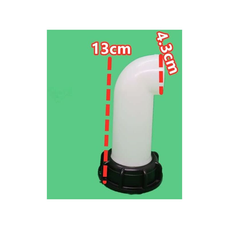 2 pcs Water Tank Nozzle Valve, Water Tank Valve, Ibc Water Tank Adapter 60Mm, For Dead Ibc Tank (White) - Image 2