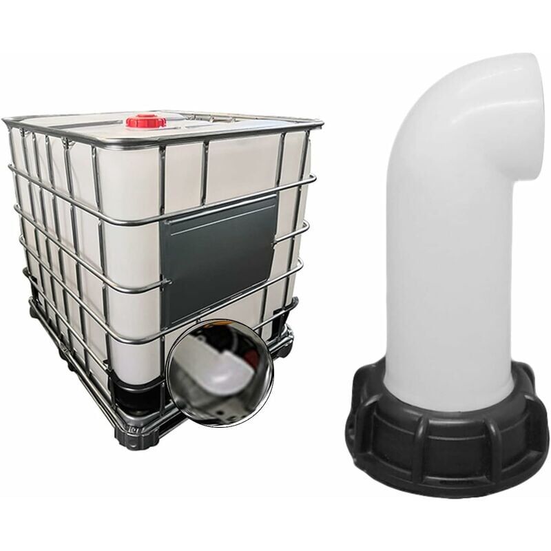 2 pcs Water Tank Nozzle Valve, Water Tank Valve, Ibc Water Tank Adapter 60Mm, For Dead Ibc Tank (White) - Image 3
