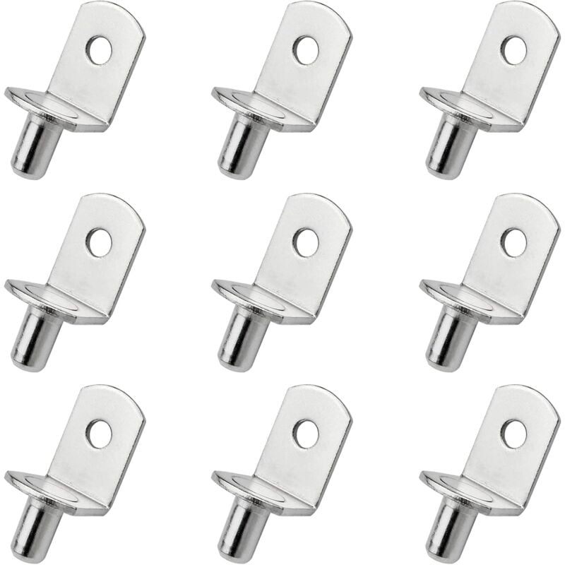 25 Pieces Shelf Support Pegs Metal Shelf Support Pin Shelf Pegs L Shape Bracket For Wood Or Glass Cabinet Cupboard - Image 1
