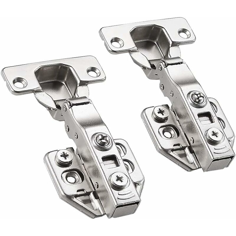 Soft Close Cabinet Hinges 35Mm Cupboard Door Hinge 110 Degree Full Overlay Furniture Hinge With Installation Screws, 1 - Image 1