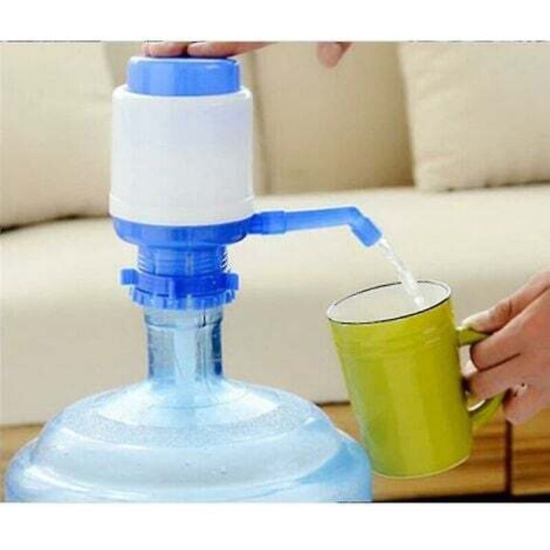 Universal Water Pump Dispenser Bottle Can 5L, 8L, 10L, 2.5L Anti-Drip, Adaptable, Manual Camping, School, Office, Home - Image 1