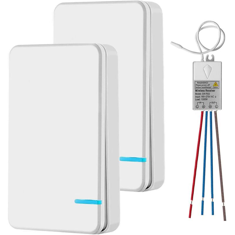 Ersandy Mini Wireless Switch With Receiver And LED Display - For Outdoor 400M And Indoor 40M - Quick On/Off - No Cable - Image 1