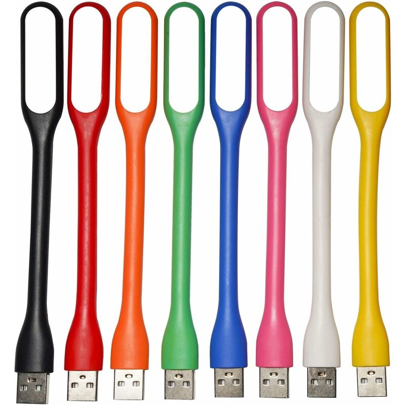 8-Piece Usb LED Light, Mini Flexible Usb Light, Keyboard Lamp For Laptop/Pc, Usb Reading Light, Small Book Light, 8 - Image 1