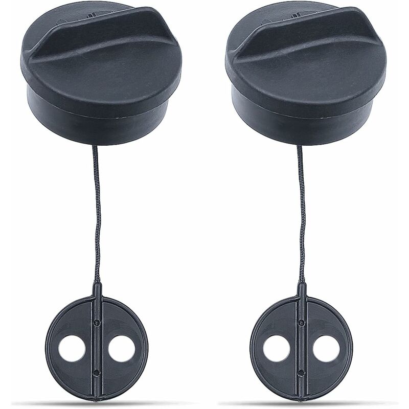 2 pcs Fuel Tank Cap For Stihl Fs38 Fs45 Fs55 Fs56 Fs80 Fs81 Fs85 Fs88 Fs120, Aumel Brushcutter Fuel Cap Fuel Tank Cap - Image 1