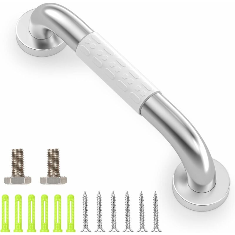 Safety, Stainless Steel Wall Mounted Grab Bar, Non-Slip Bathtub Handle, Shower Grab Bar For Bathroom Toilet 30Cm, 30 X - Image 1