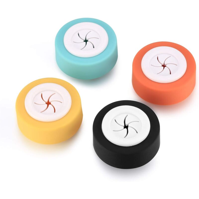 4 pcs Dishcloth Holders, Self Adhesive Bathroom Dishcloth Hooks, ROund Suction Cup Wall Hooks For Bathroom, Kitchen, - Image 1