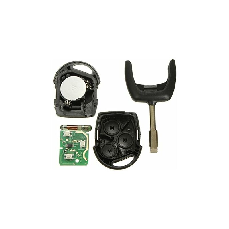 1 pcs 3 Buttons 433Mhz Remote Entry Key Fob Ford/Mondeo/Fiesta/Focus/Ka Transit - Image 2