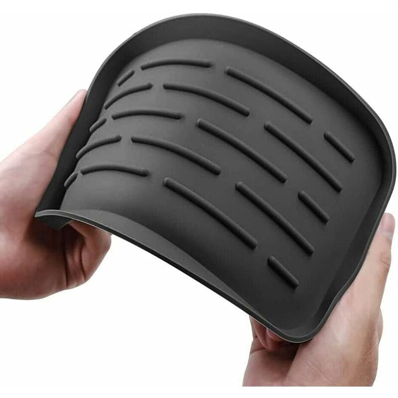 Silicone Draining Mat - Sink Organizer For Sponges, Brushes, Soap, Wine Glass Dry Mat, Non-Slip Sponge/Sink Holder - Image 1