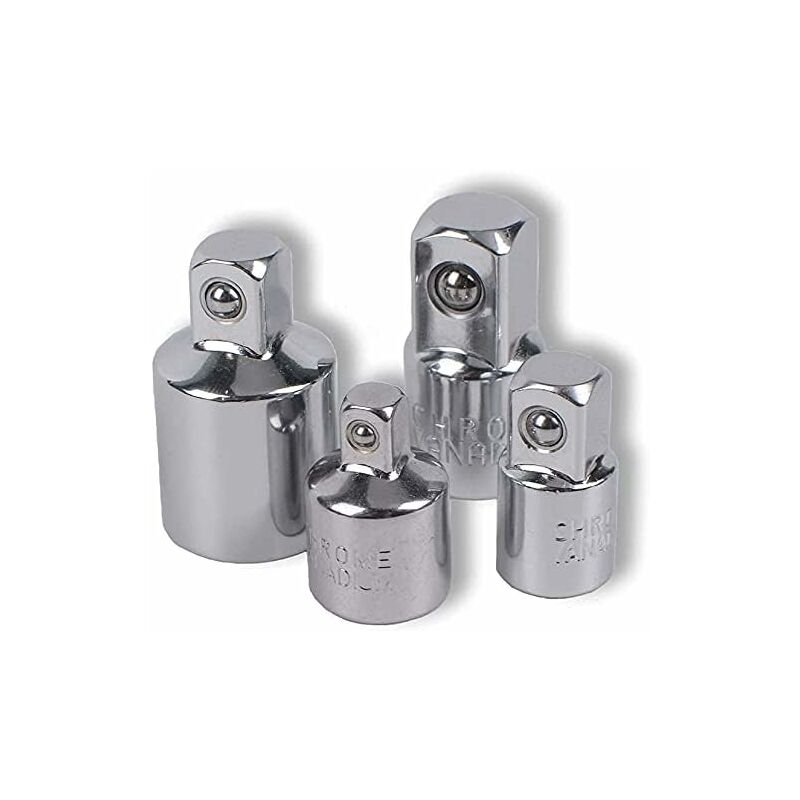 4 pcs Ratchet Adapter Socket Adapter Ratchet 1/2 To 3/8-3/8 To 1/2-1/4 To 3/8-3/8 To 1/4 Socket Reducer For Sockets And - Image 1