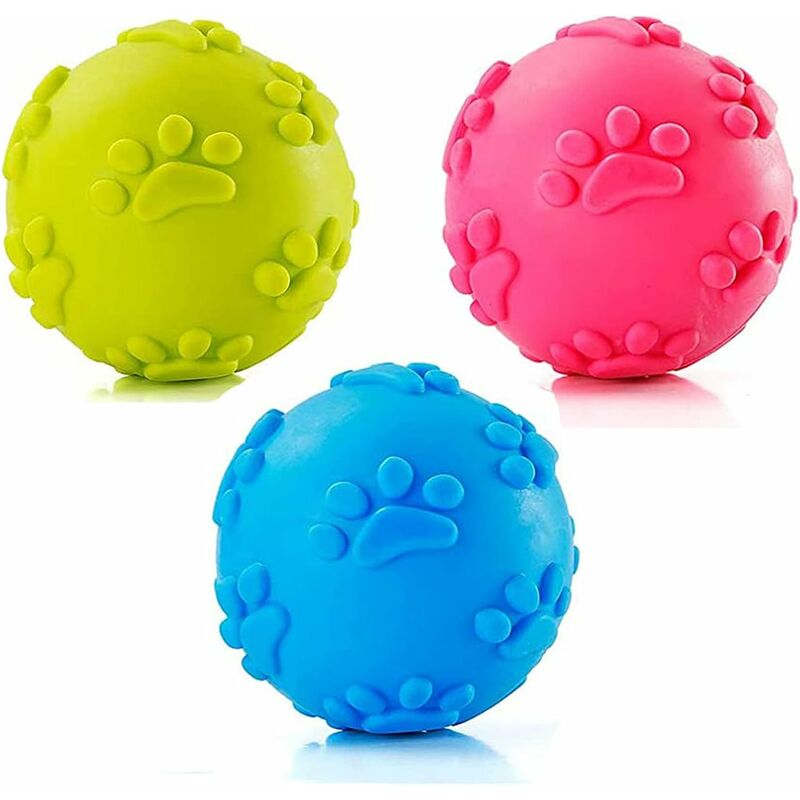 Dog Toys Balls, Sound Toys Balls, Dog Chew Ball Toy, Puppy Molar Teeth Cleaning Ball, For Small And Medium Dogs - Image 1