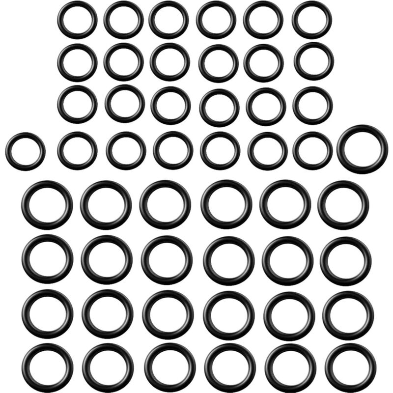 50 pcs Pressure Washer O-Rings Replacement For 1/4 Inch, 3/8 Inch, M22 Quick Connect Coupler (O Ring, 50 pcs) - Image 1