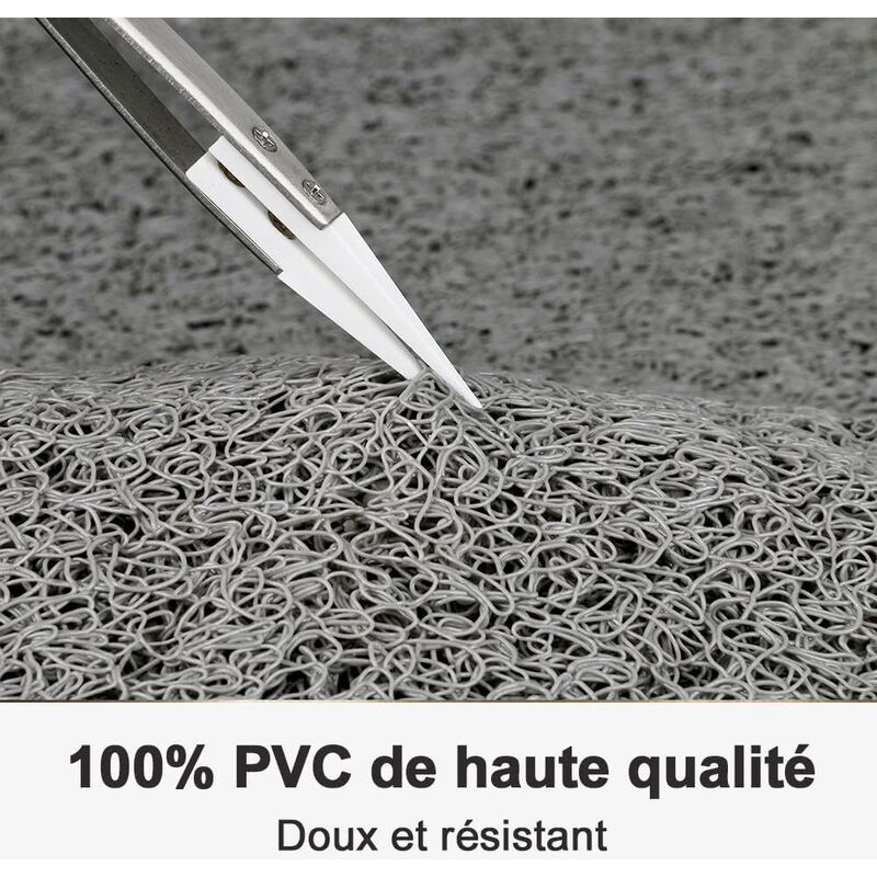 Non-Slip Shower Mat, 60Cm, Soft Comfort Safety Bath Mat With Drainage Holes, Pvc Loofah Massage Shower Mat For Wet - Image 4