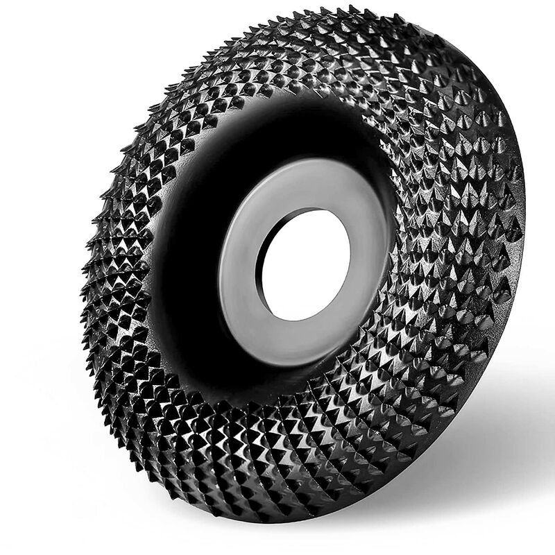 Wood Grinder Disc 125Mm Wood Carving Disc, Grinding Discs For Shaping And Grinding. Wood Abrasive Disc (125X 22 Mm) - Image 1