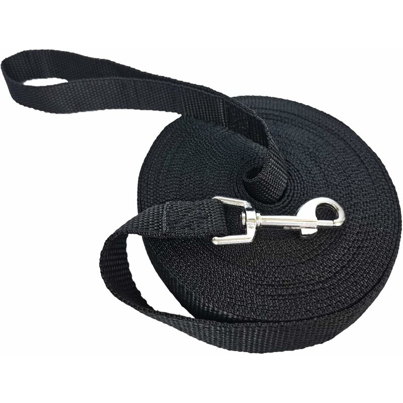 Dog Leash 5M/ 10M / 15M Black, Dog Training Leash, Long Leash For Small To Large Dogs - Image 1