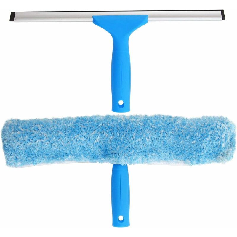 Professional Window Squeegee With Microfiber Brush, Width 30 Cm - Image 3