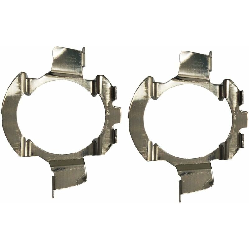 2 pcs Metal LED H7 Bulbs Adapters Lamp Base Holder Clip Bracket For Quasquai/Polo 6R / Polo 9R / Jetta Sport (Mk6) / - Image 1