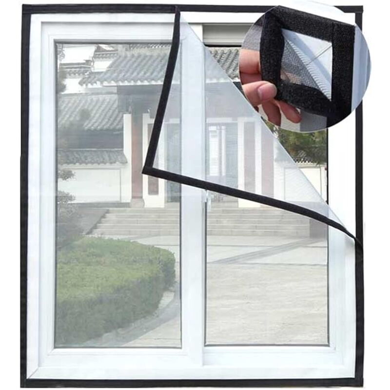 Cat Protection Net, Self-Adhesive Window Screen, Adjustable Insect Mesh, Transparent Mesh For Cat, Mosquito Net, - Image 1