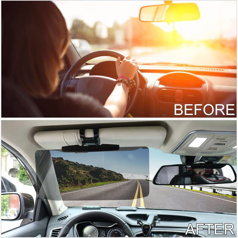 Car Sun Visor Extender, Car Sun Visor Extender Adjustable Car Sun Visor Extension Anti-Glare, For All Cars, Vans And - Image 2