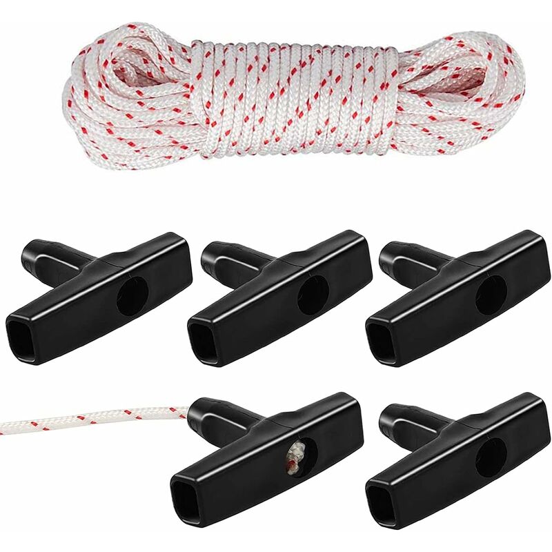 Starter ROpe/Pull Cord (3.5Mm 10M) With Starter Handle, Lawn Mower, Lawn Mower, Chainsaw, Brush Cutter, Universal Engine - Image 1