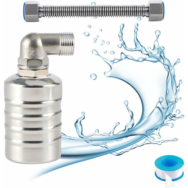 304 Stainless Steel Fully Automatic Float Valve, Automatic Water Level Controller For Water Tank, Mini Stainless Steel - Image 1