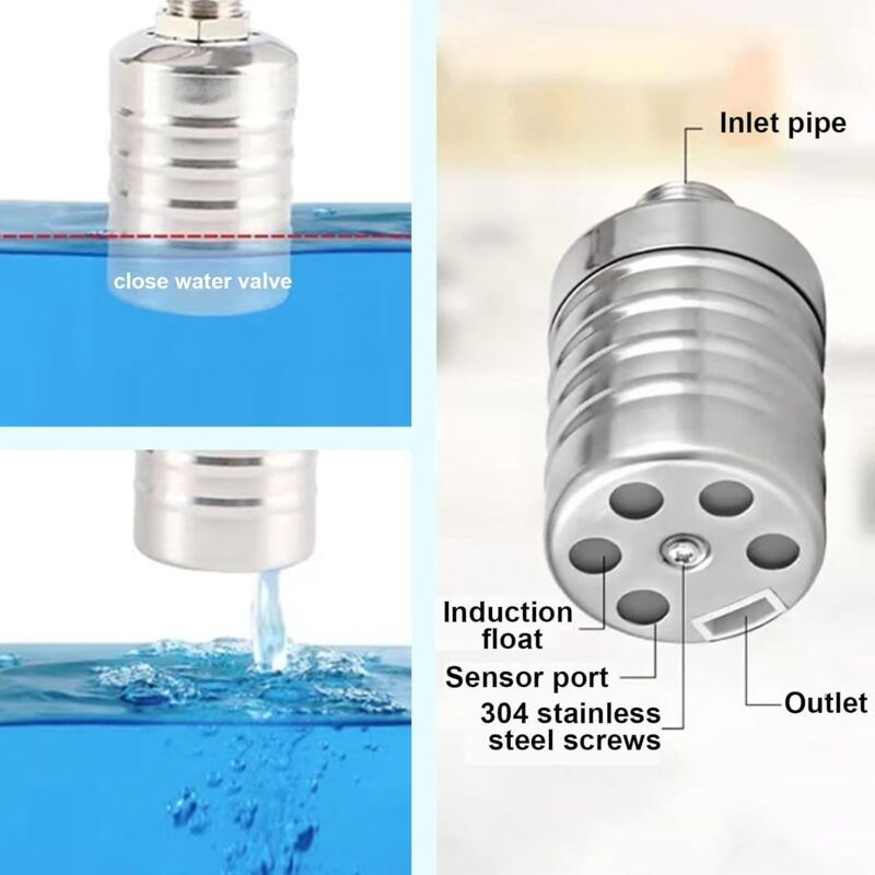 304 Stainless Steel Fully Automatic Float Valve, Automatic Water Level Controller For Water Tank, Mini Stainless Steel - Image 3