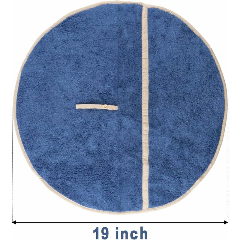 4 Pack Hanging Hand Towels With Hanging Loop Absorbent Coral Fleece Bathroom Towels Soft Thick ROund Hand Towels (4 - Image 2