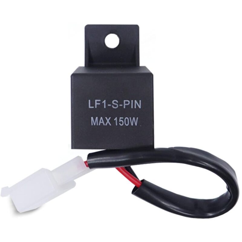 Motorcycle LED Flash Relay 12V 2 Pin Lf1-S-Pin Max 150W 12 Volt Center Light Car Relay - Image 1