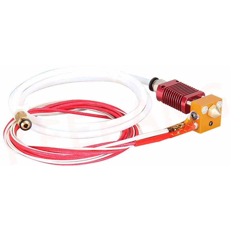3D Printer Nozzle Kit Mk8 Hotend Kit Compatible With Alfawise U20 U30 Creality Ender 3 Assembled Mk8 Extruder Hot End - Image 2