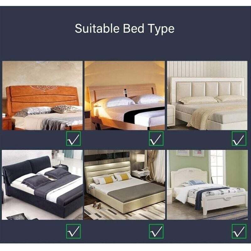 Headboard Cover 140, Headboard Cover Protector With Stretch Side, Washable Dustproof Headboard Cover (Color : DArk - Image 4
