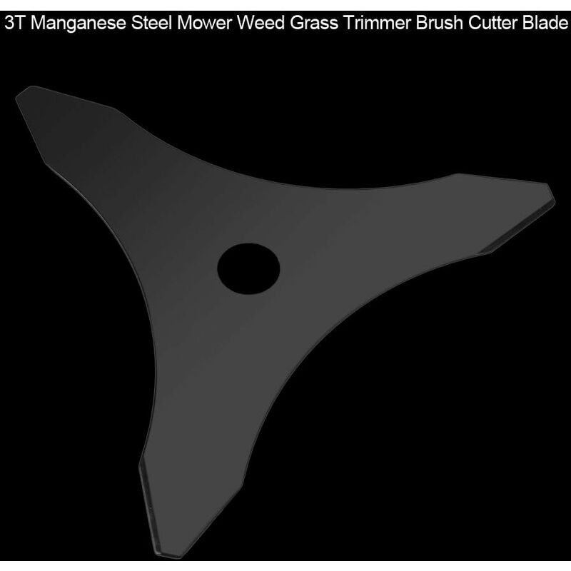 3 Teeth Outdoor Trimmer Head Manganese Steel Brush Blade Lawn Machine Accessories For 25.4Mm Diameter Brush Cutter - Image 2