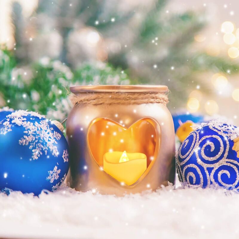 LED Candles Flickering Flame Light, Flashing Candles Lamp, Electric Candles Christmas Candles, Christmas Tree, - Image 2