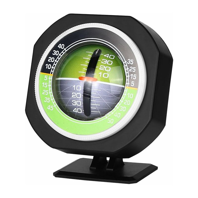 4X4 Inclinometer, Car Inclinometer, Outdoor Auto Mini Compact Compass Luminous LED Car Compass Angle Slope Meter - Image 1