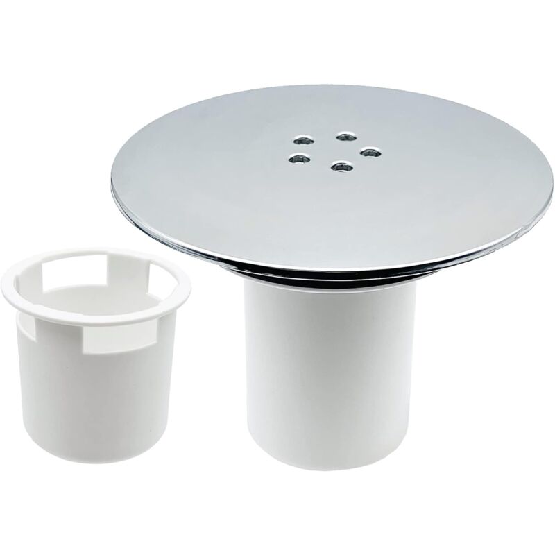 Shower Drain, 90Mm/115Mm Shower Drain, Replacement Trap Cover, Universal Shower Drain Cover, Chrome Shower Plug Cover, - Image 1