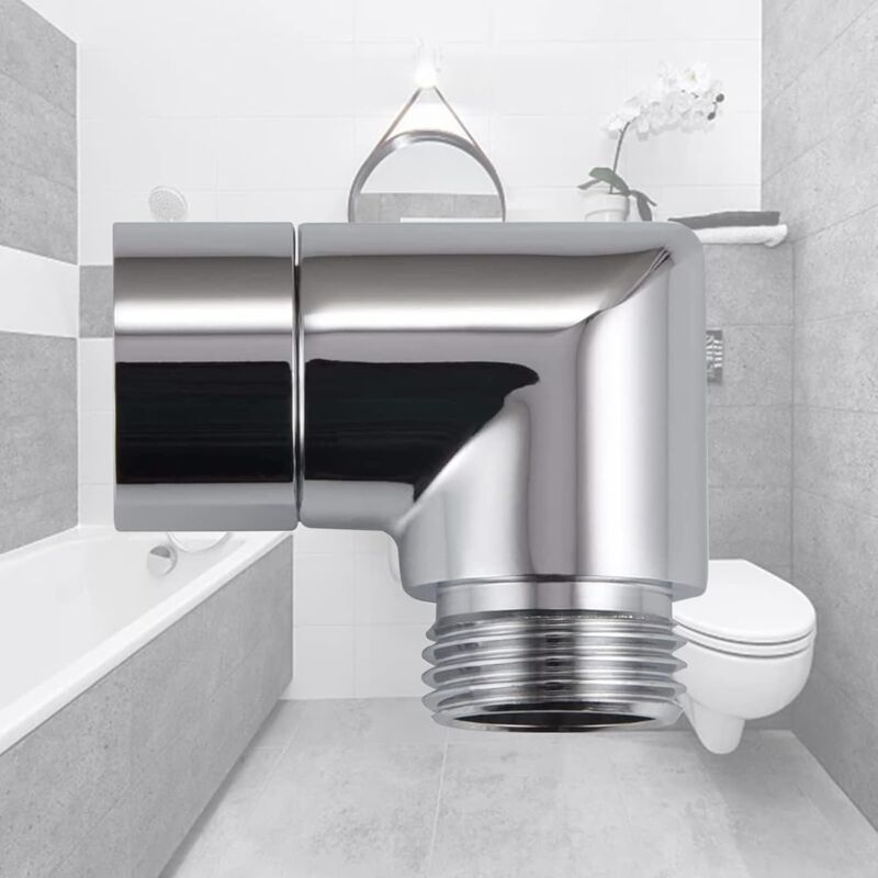 90 Degree Hand Shower Adapter, Elbow For Mobile Hand Shower - Image 4