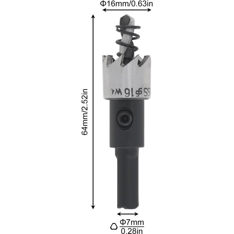 Door Viewer, Brass 200 Degree Peephole With 16Mm Drill Bit, 16Mm Pipe Diameter For 35-55Mm Doors (Stained Nickel) - Image 3