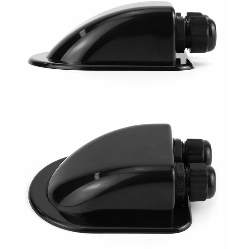 2 pcs Ip68 ROof Gland Solar Waterproof Cable Entry Box Weatherproof Double Cable Gland, Caravan And Boat Abs Cable - Image 3