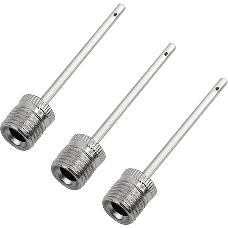 Ball Pump Inflation Needle (3 Pack) - Stainless Steel Air Pump Needles - Ideal For Inflating All Sports Balls - Image 1