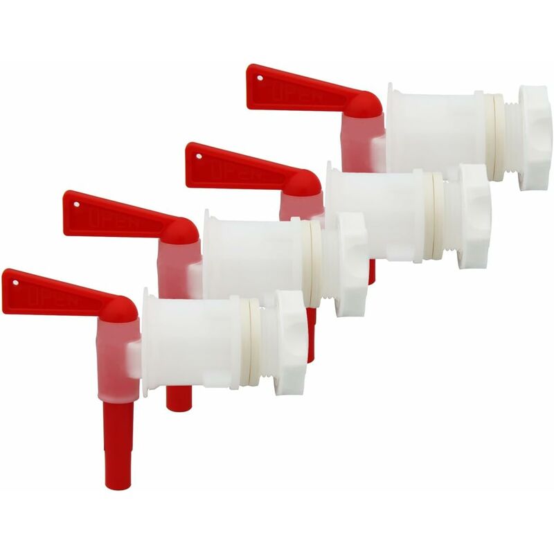 4 Pack Plastic Spigots For Craft Beer Bottling Bucket - Image 1