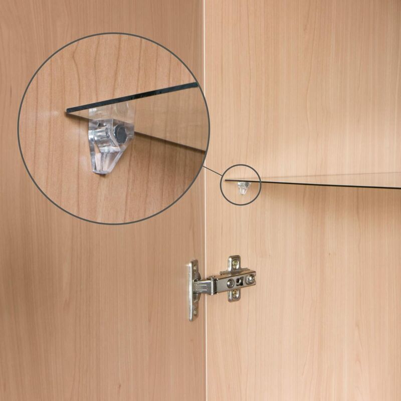 Shelf Cleat 5 Mm – 50 Units With Steel ROd With Plastic Coating – Shelf Cleats - Shelf Cleats - Cleats - Glass Shelf - Image 4